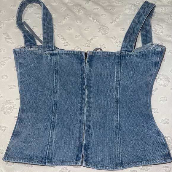 Lioness Denim Blue corset top - Picture 4 of 5